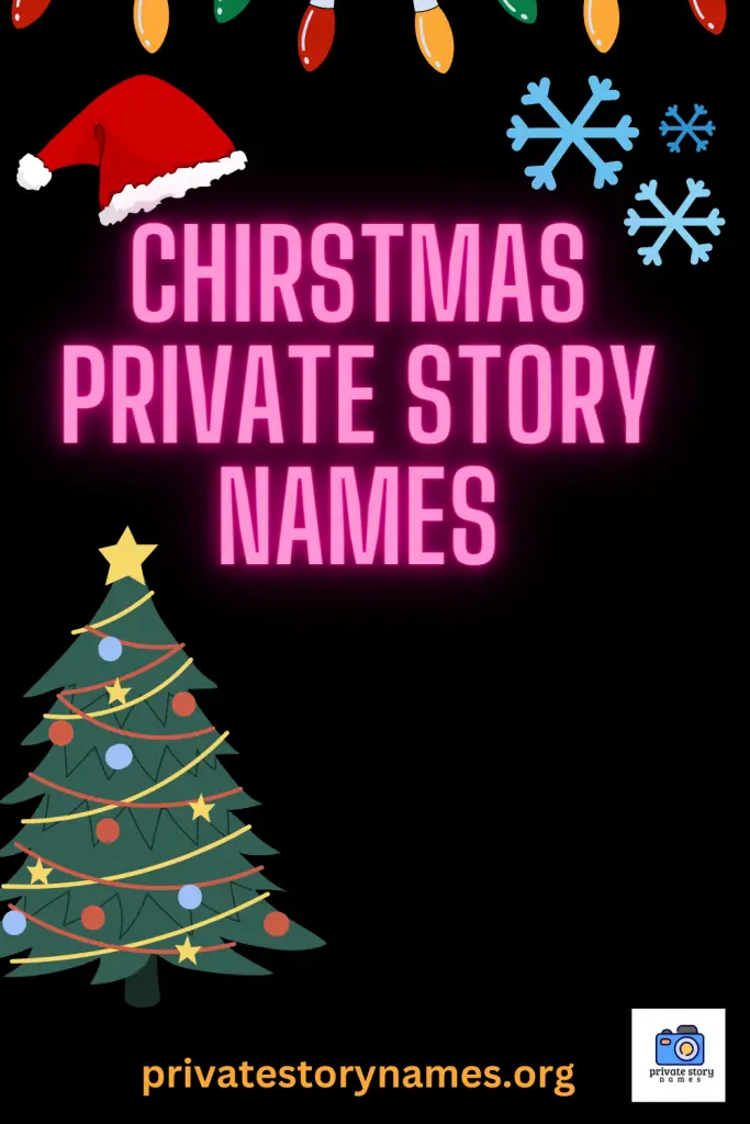 christmas private story names